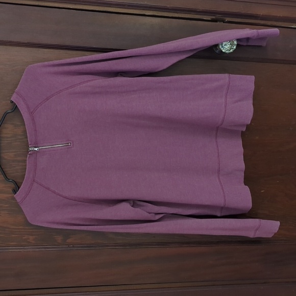 Aerie Tennis Plum Sweatshirt Size Large - Picture 4 of 5